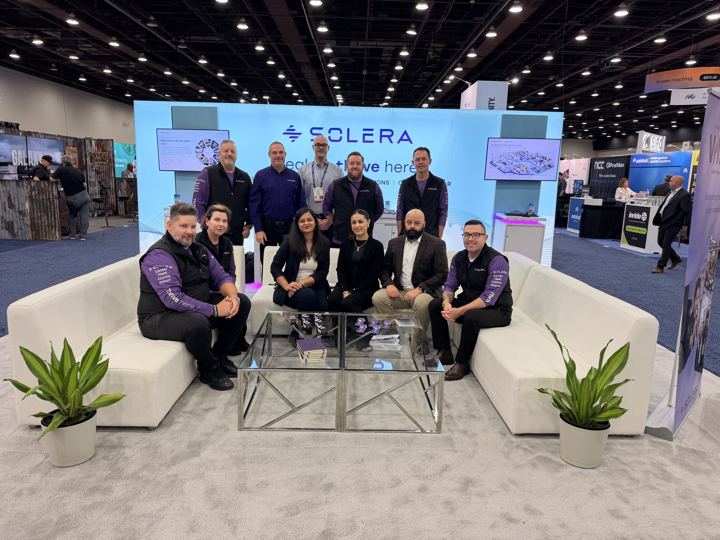Solera booth · Team lounge
