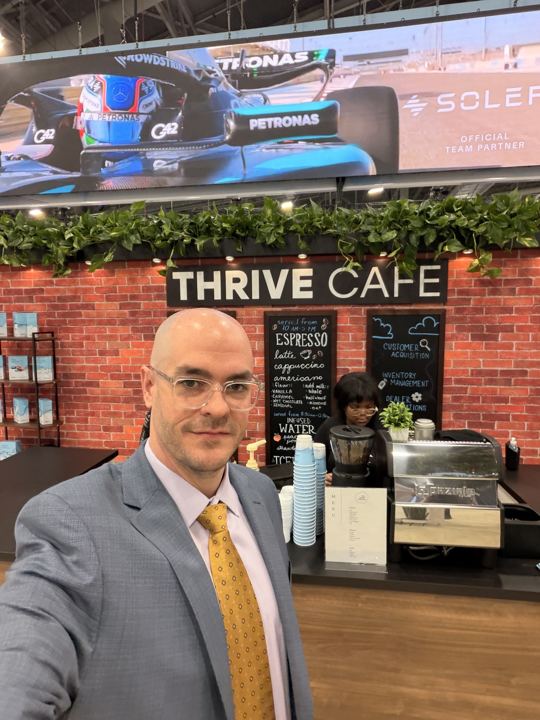 Thrive Cafe booth · Earl Brown