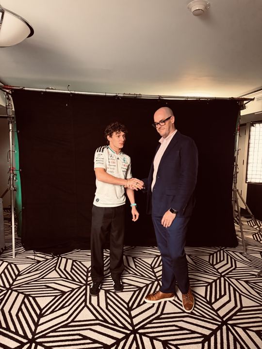 Video production · Studio shoot with driver